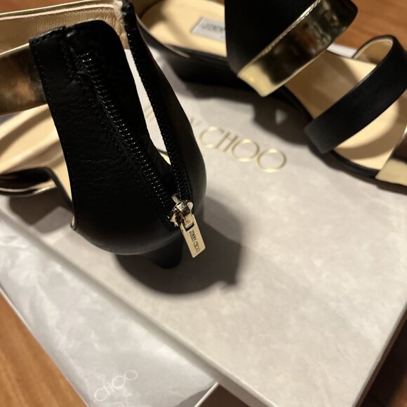 Jimmy Choo wedge shoes 39.5 - Picture 4 of 14